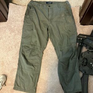 L.L. Bean Dark Green Cargo Pants